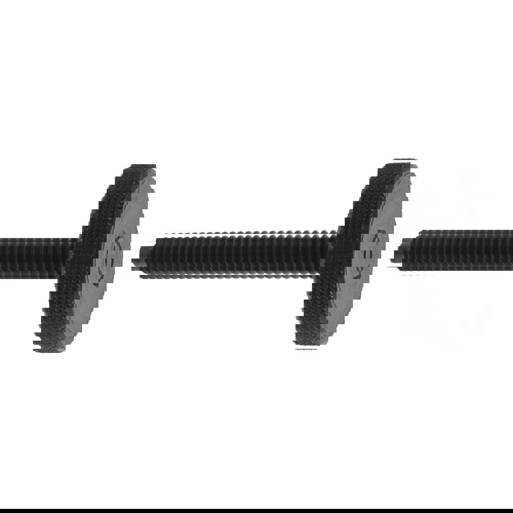12L14 Steel Thumb Screw: 1/4-20, Knurled Head